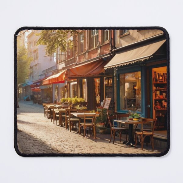 Item preview, Beautiful Cozy Shops on the Quiet City Street designed and sold by BlareBlare.