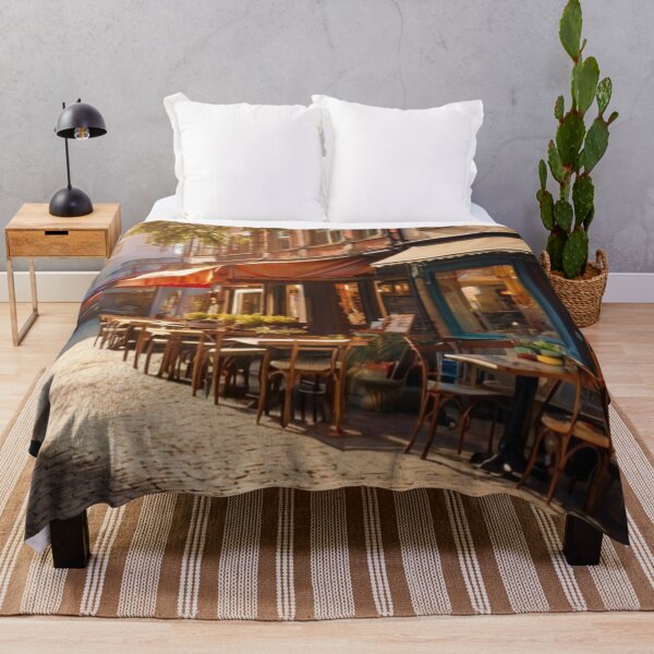 Item preview, Beautiful Cozy Shops on the Quiet City Street designed and sold by BlareBlare.