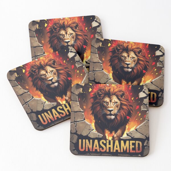 Item preview, Unashamed – Bold Lion Break Through designed and sold by Kingdom-Mindset.