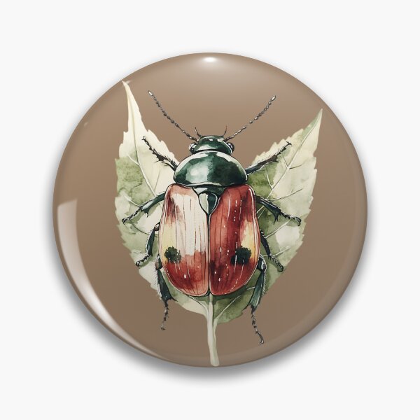 Item preview, Gnomecore Aesthetic: Cute Forest Beetle designed and sold by bapupa.