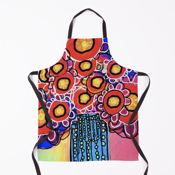 Item preview, Digital Doppleganger. Watercolour fire rainbow blooms designed and sold by bekki smith.