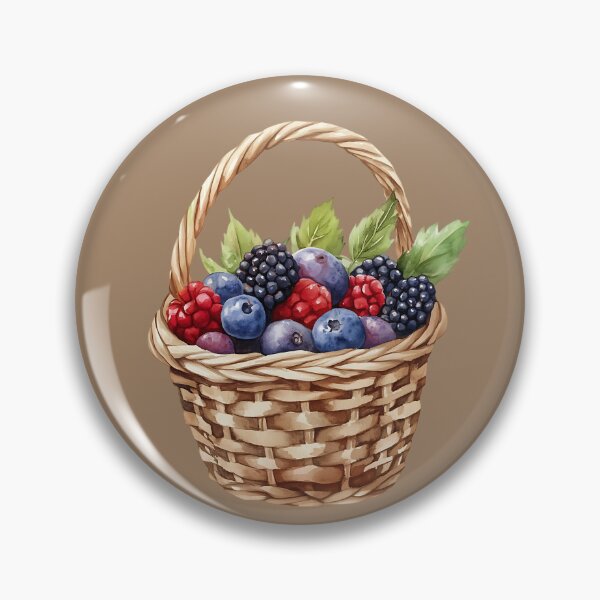 Item preview, Gnomecore Aesthetic: Whimsical Berry Basket designed and sold by bapupa.