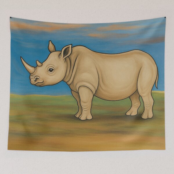 Item preview, Horn of Hope: A Rhino’s Journey designed and sold by annenambiro.