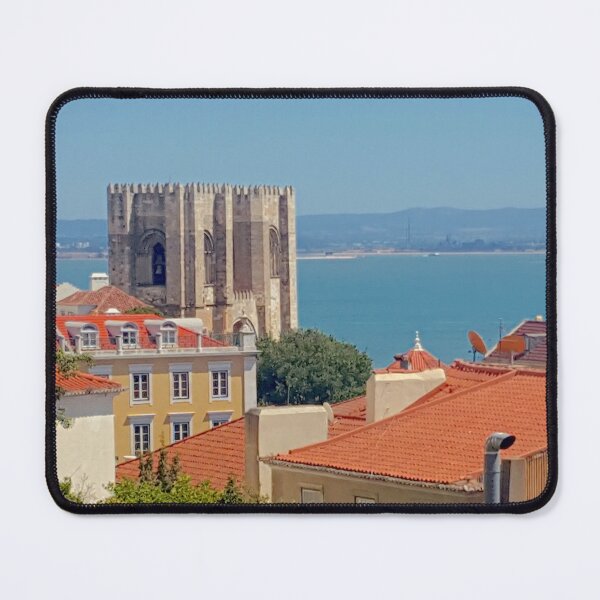 Item preview, Lisbon Cathedral and Rio Tejo designed and sold by Tereza Pilar Art.