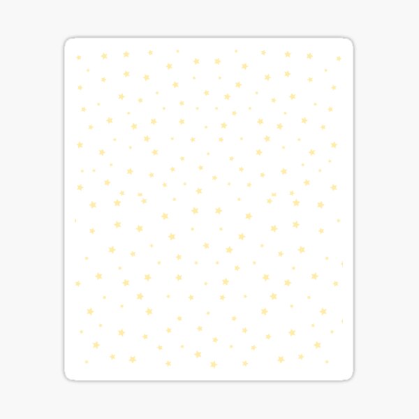 Minimalist Gold Star Pattern | Elegant Simple Star Design Sticker