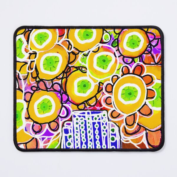 Item preview, Digital Doppleganger. Golden rainbow blooms designed and sold by bekki smith.