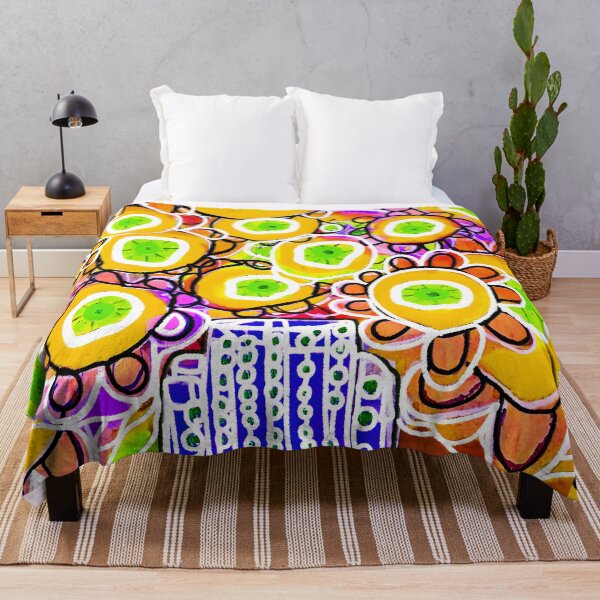 Item preview, Digital Doppleganger. Golden rainbow blooms designed and sold by bekki smith.