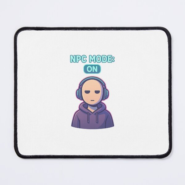 Item preview, NPC Mode: ON – Gamer Design for Introverts designed and sold by AFK Fashion.