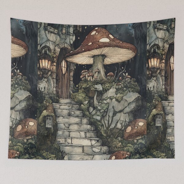 Aperçu de l'œuvre Esthétique Goblincore : Forêt magique créée et vendue par bapupa.