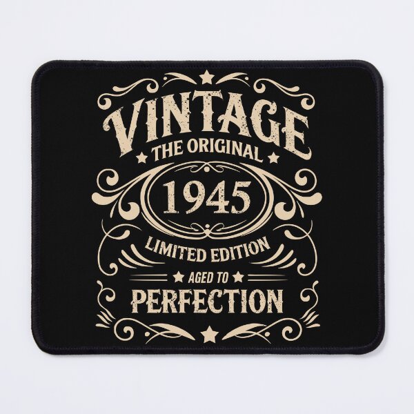 Item preview, Born in 1945 vintage 80th birthday whiskey themed designed and sold by Alexaltay.
