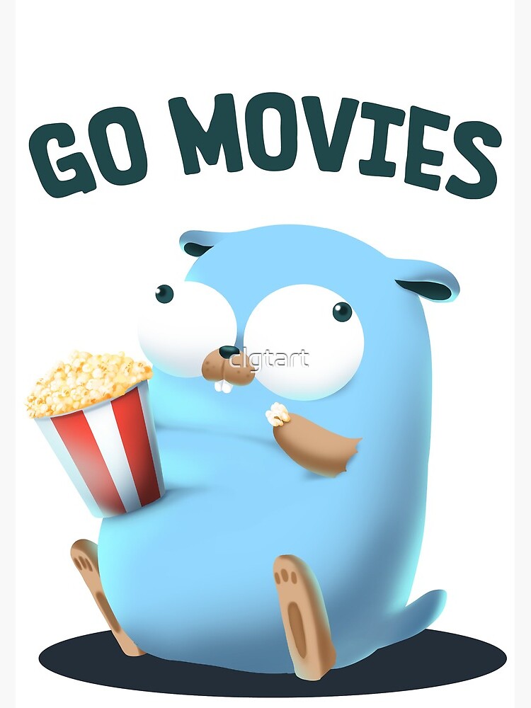 Gopher Golang Go Movies