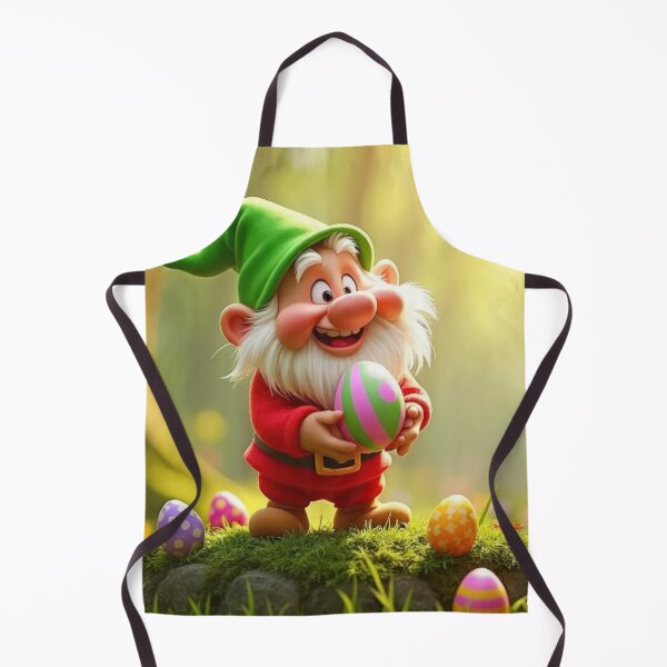 Item preview, funny easter dwarf with colorful egg in a meadow,Happy Easter,Easter Humor,Easter Day,funny easter design designed and sold by Expressions-Sel.