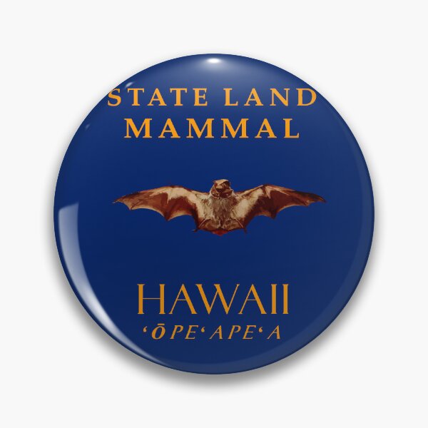Item preview, Hawaii Territory Land Mammal The Hoary Bat designed and sold by taiche.
