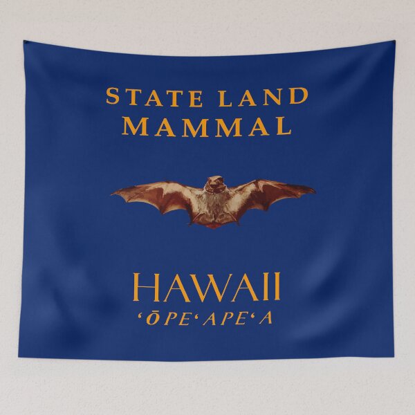 Item preview, Hawaii Territory Land Mammal The Hoary Bat designed and sold by taiche.