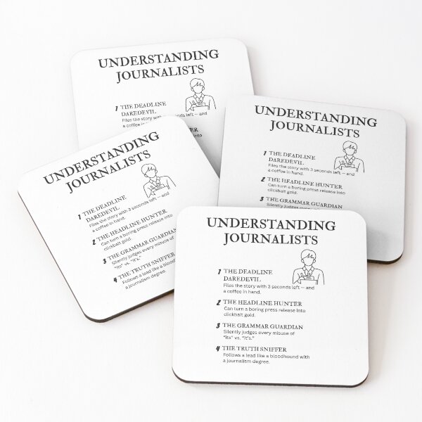 Item preview, Understanding Journalists – Funny Media Job Titles for Writers & Reporters designed and sold by PsyFlow35.