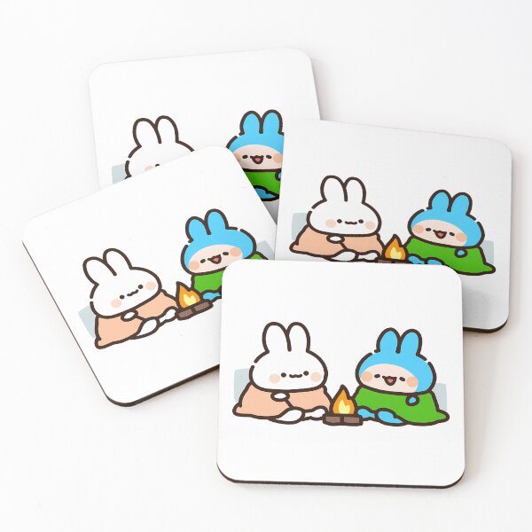 Item preview, Bunnies warming up by the fireplace designed and sold by Elinotes.
