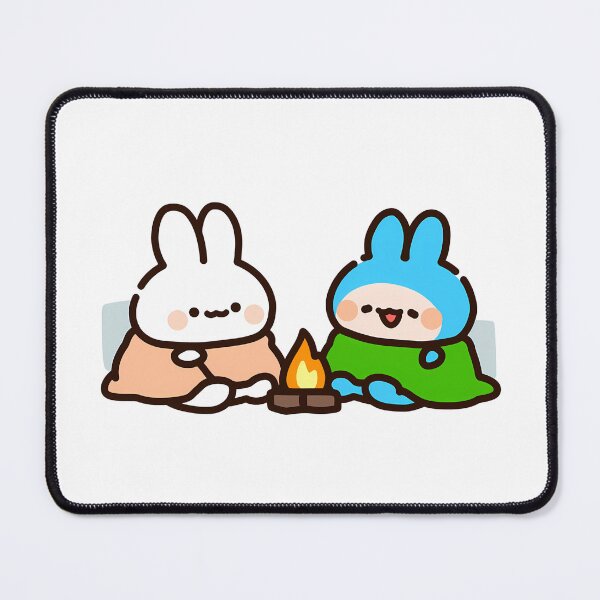 Item preview, Bunnies warming up by the fireplace designed and sold by Elinotes.