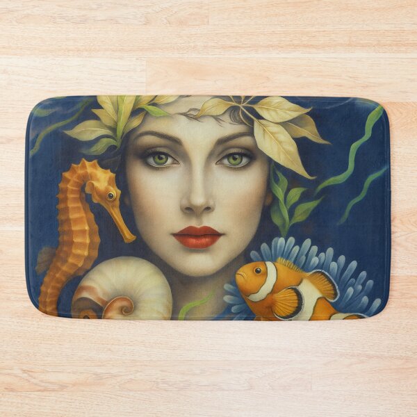 Item preview, 9th Wave, female underwater sea fantasy. Surreal art. designed and sold by Shoot-The-Moon.