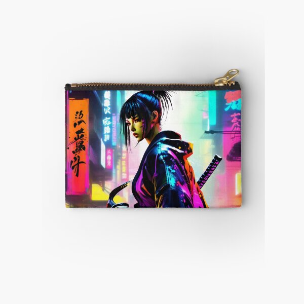 Item preview, Neon Ronin – Cyberpunk Samurai in Rainy Tokyo | Blade Runner Style Art | Glowing Katana Night Scene designed and sold by Eman Abou Ghazy.