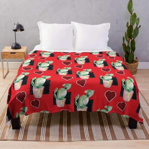 Item preview, Catcactus-red patern designed and sold by StudioViArt.