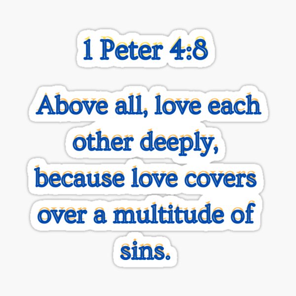 Item preview, 1 Peter 4:8 designed and sold by Gavari.