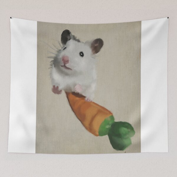 Item preview, Painting of a hamster  designed and sold by thehat24.