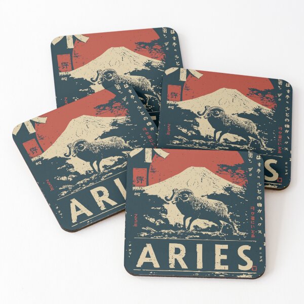 Item preview, ♈ Aries – The Ram with Mount Fuji Rage designed and sold by TuncGK.