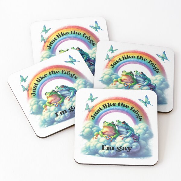 Item preview, Just like the frogs, I'm gay designed and sold by Scaryzz.
