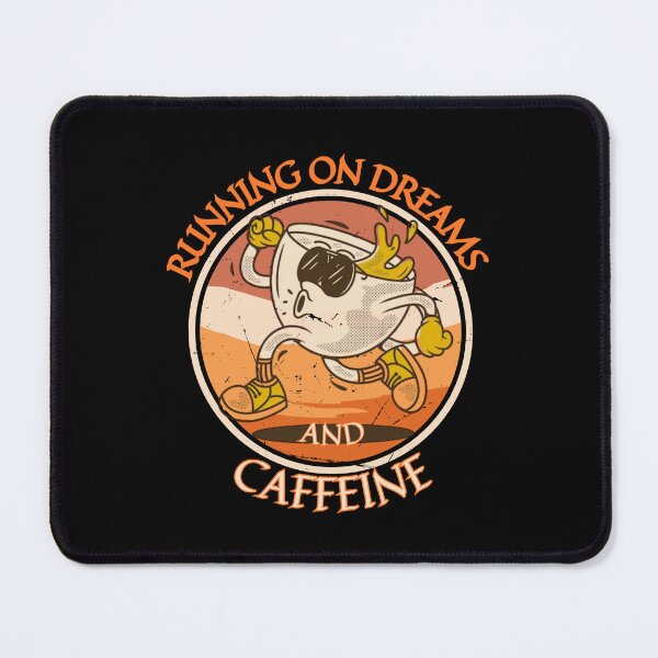 Item preview, Running on dreams and caffeine designed and sold by Design_Your_Day.