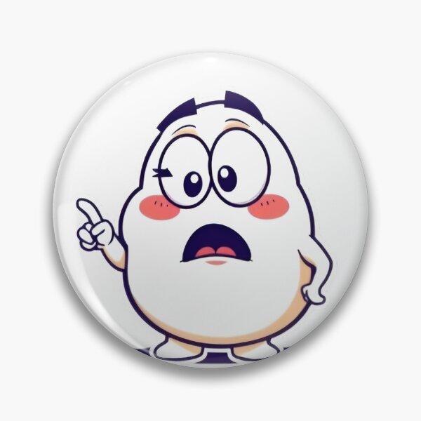 Item preview, Sassy Blob – Funny Pointing Character Sticker designed and sold by Nawin19979shop.