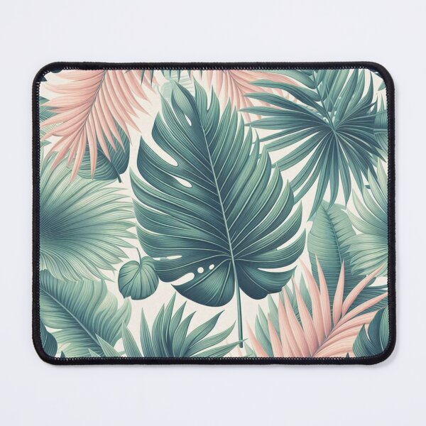 Item preview, Tropical print with palm leaves designed and sold by Crisverona.