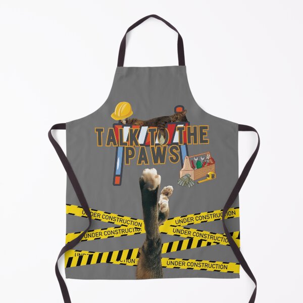 Item preview, Cat with a hard hat-Talk to the paws2 designed and sold by HappyHavenStu.