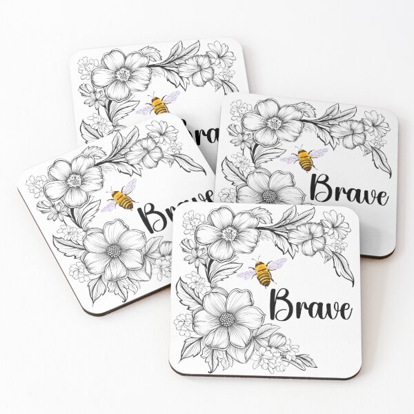 Item preview, Bee Brave Floral Frame 1 designed and sold by AnTartstudios.