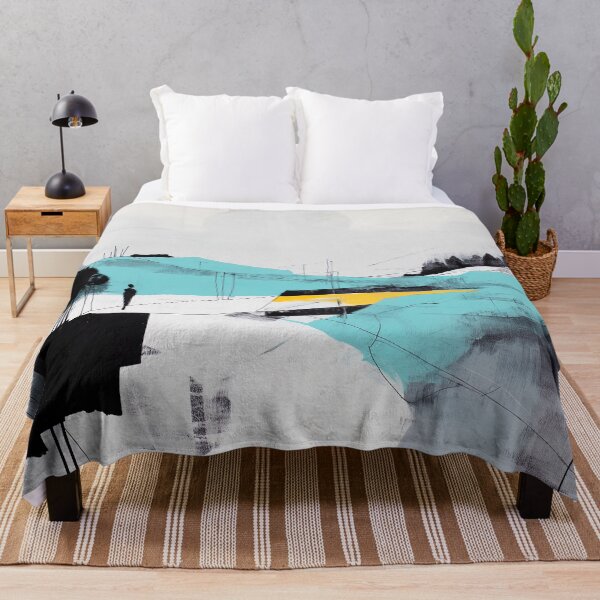 Item preview, Abstract Painting of Nordic Winter Landscape designed and sold by Fractal-Graphic.