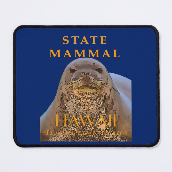 Item preview, Hawaii Territory Mammal The Monk Seal designed and sold by taiche.