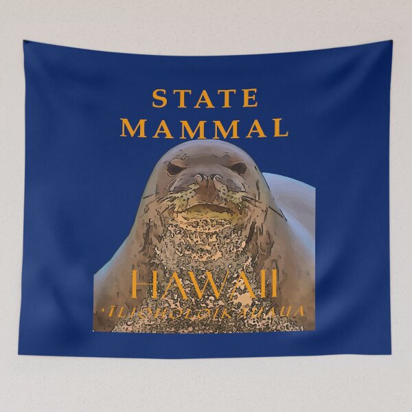 Item preview, Hawaii Territory Mammal The Monk Seal designed and sold by taiche.