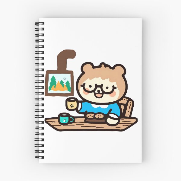 Item preview, A bear relaxing in a mountain cabin designed and sold by Elinotes.