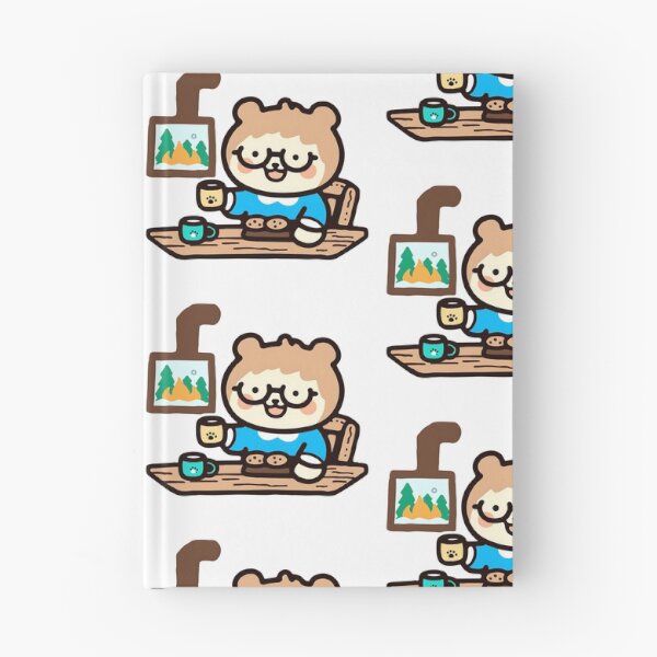 Item preview, A bear relaxing in a mountain cabin designed and sold by Elinotes.