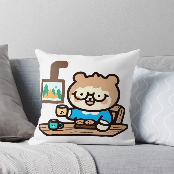 Item preview, A bear relaxing in a mountain cabin designed and sold by Elinotes.
