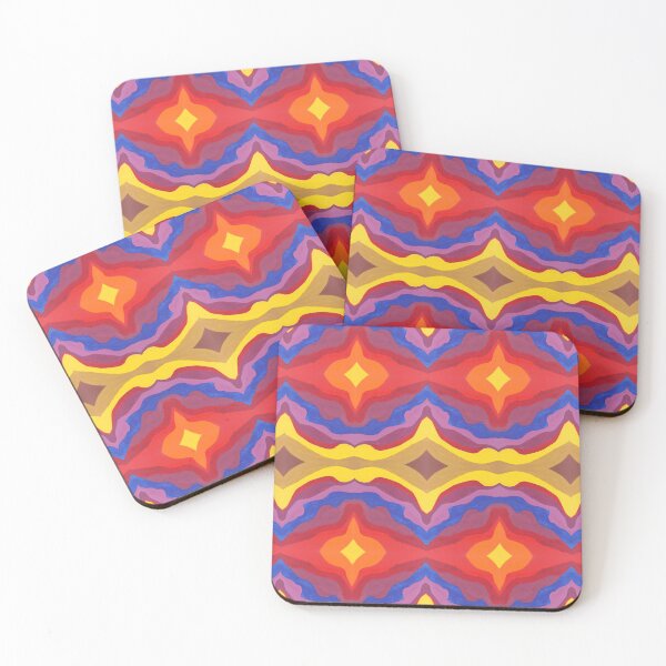 Item preview, Abstract pattern colours April 25 designed and sold by Melvyn Kahan.