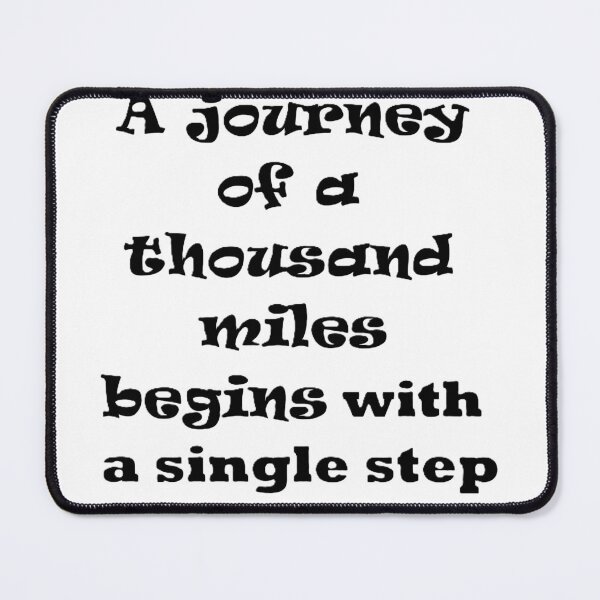 Item preview, a journey of a thousand miles begins with a single step designed and sold by gazii.