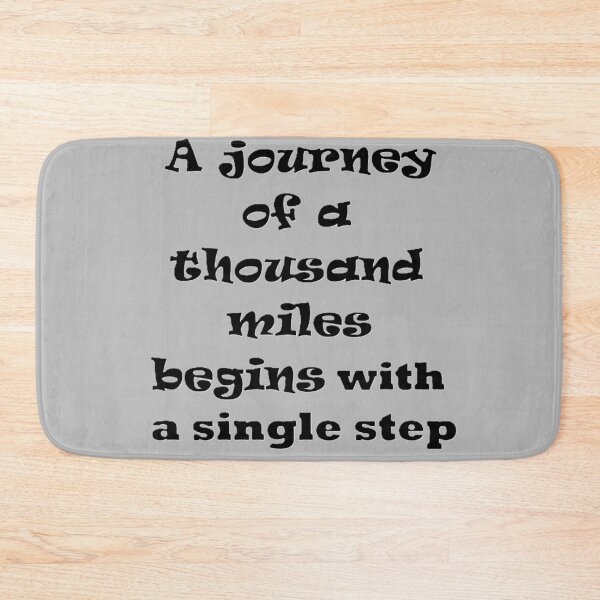 Item preview, a journey of a thousand miles begins with a single step designed and sold by gazii.