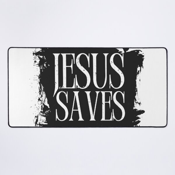 Item preview, Jesus Saves – Bold Faith Statement Design designed and sold by Kingdom-Mindset.