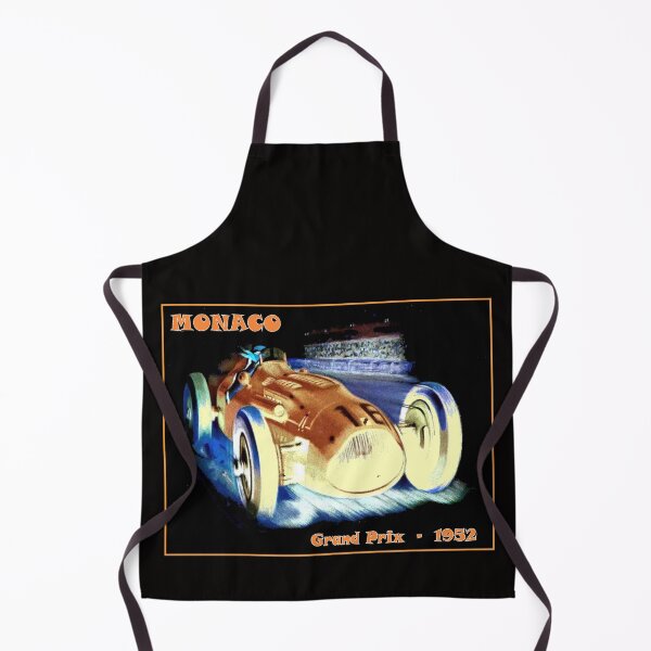 Item preview, MONACO GRAND PRIX: Vintage 1952 Abstract Auto Racing Print designed and sold by posterbobs.