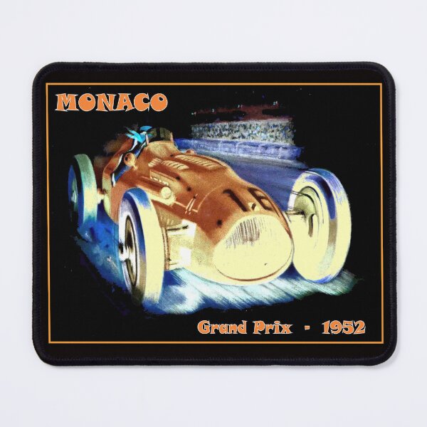 Item preview,  MONACO GRAND PRIX: Vintage 1952 Abstract Auto Racing Print designed and sold by posterbobs.