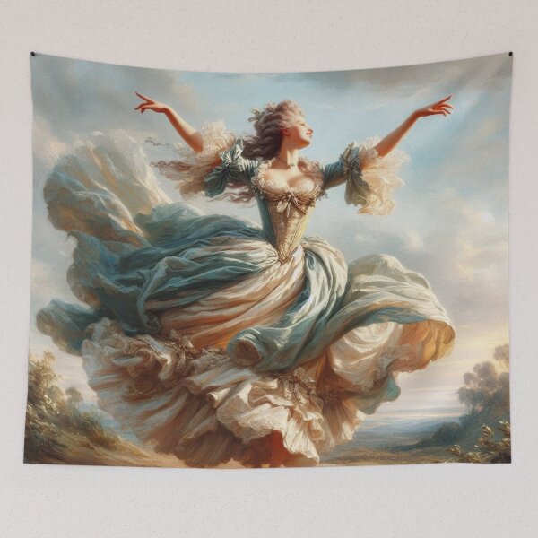 Item preview, Woman in dancing movement designed and sold by Sigtrix.