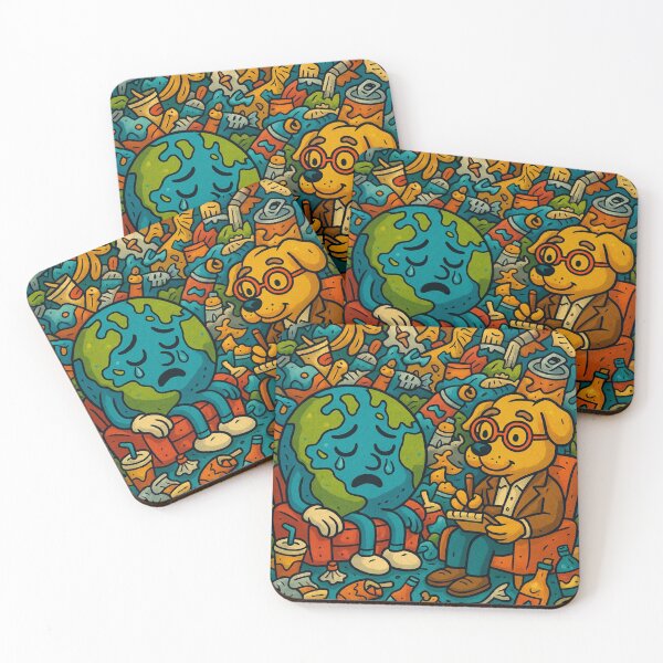 Item preview, Earth in Therapy – Crying Over Trash designed and sold by BENKUNG.