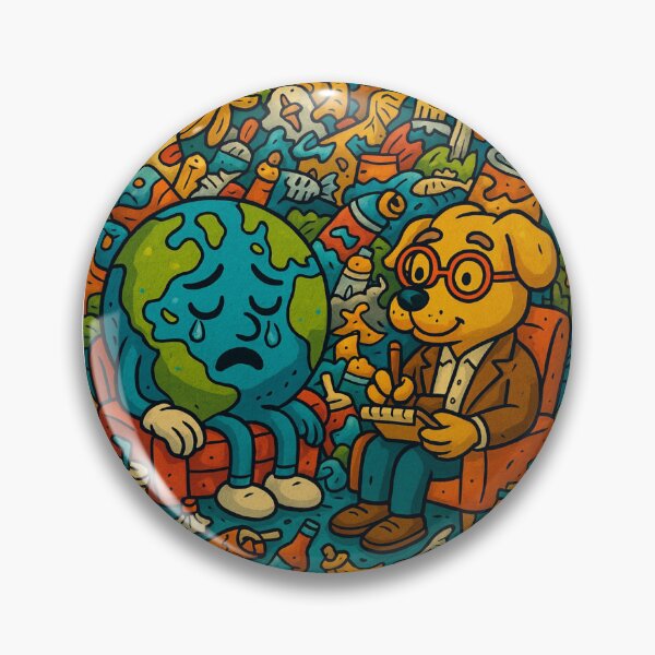 Item preview, Earth in Therapy – Crying Over Trash designed and sold by BENKUNG.