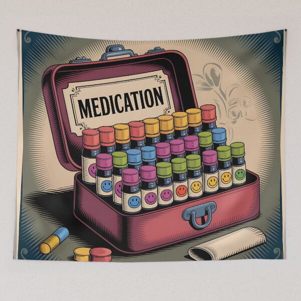 Item preview, Happily Medicated designed and sold by notlikeontv.