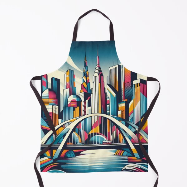 Item preview, Abstract cityscape with colors designed and sold by Sigtrix.